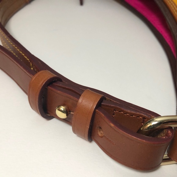 Dooney & Bourke Nylon Yellow Shoulder Bag Large - Picture 10 of 16